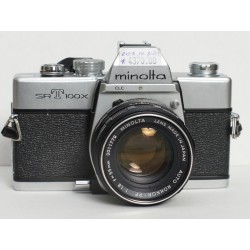 Фотоаппарат Minolta SRT 100X + Rokkor- PF  55mm / 1.8